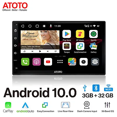 ATOTO S8 Premium 7  2DIN Android Car Stereo-3G/32G Wireless CarPlay&Android Auto • $303.20