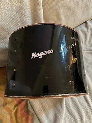 Vintage 70's Rogers 9  X 13  Drum Shell With Original Black Wrap And 1 Badge • $75