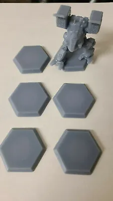 Battletech 12 Hex Bases (plastic - Resin) Lot Tabletop Miniatures • $9