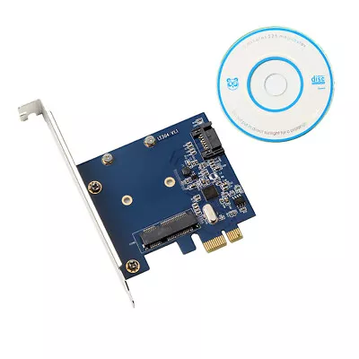 PCI-E To MSATA SSD+SATA3 Combo Expansion Converter Adapter PCIe To SATAIII Card • $17.50