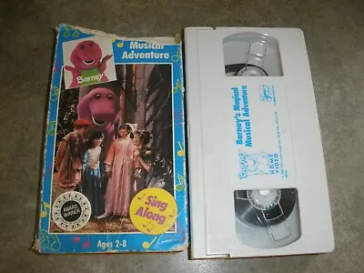 $13.99 • Buy Barney's Magical Musical Adventure Sing Along VHS 