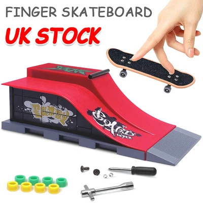 £11.99 • Buy Skate Park Ramp Kit Tech Deck Mini Fingerboard Finger Board Ultimate Park Gifts