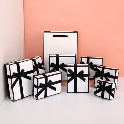 Jewellery Gift Boxes Bag Necklace Bracelet Ring Small Wholesale Gradient Sweet • £3.35