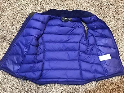 Womens MOUNTAIN HARDWEAR Q Shield 650 Down Ratio Down Vest Sz S • $39.99