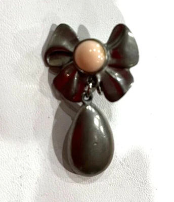 $19.99 • Buy Vintage BEN AMUN SINGLE Earring Clip On Dangle Drop Free Shipping In US