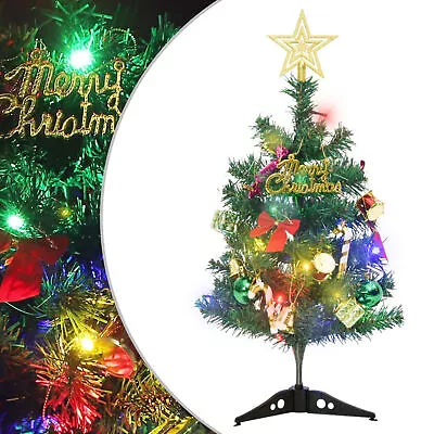   Artificial Pre-lit Christmas Tree With 30 LEDs Green 60  F2G3 • $53.68