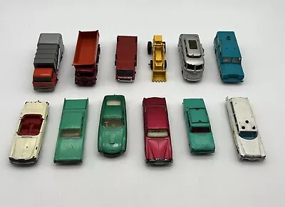 Vintage Lot Diecast Matchbox / Lesney Cars Variety - Lot Of (12) • $55.99