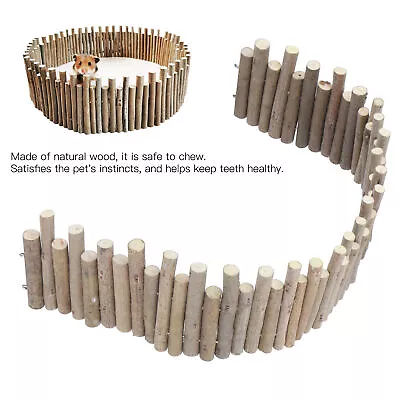 £7.82 • Buy Hamster Wooden Fence Rat Ladder Bridge Toy Wood Ladder Natural Hideout For S Tdm