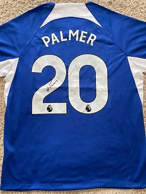 Cole Palmer Hand Signed Chelsea #20 Football Shirt COA Autograph England Star • £73