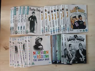 £2 • Buy Laurel & Hardy / Norman Wisdom / Charlie Chaplin - Dvd Multi Variant Listing