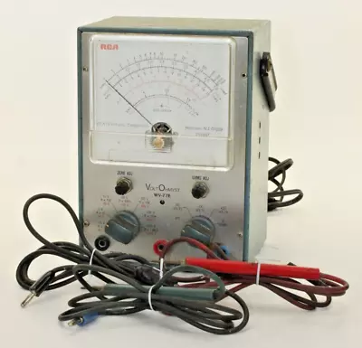 RCA VoltOhmyst Test Meter WV-77E DC AC Volt Ohm Multi Meter Parts Or Repair USA • $24.99