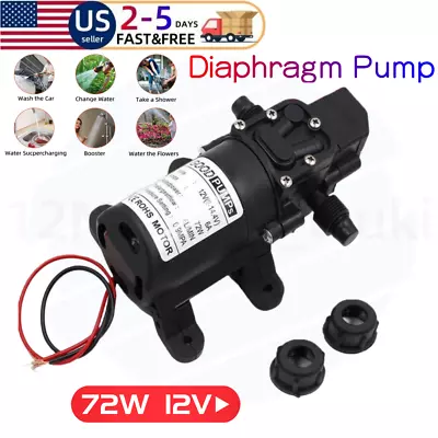 12V/24V Automatic Fresh Water Pressure Diaphragm Pump 130PSI For Boat/Marine/RV • $14.99