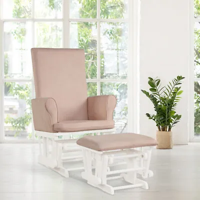 £198.95 • Buy Nursing Glider Footstool Reclining Maternity Chair Rocking Chair W/ Ottoman Home