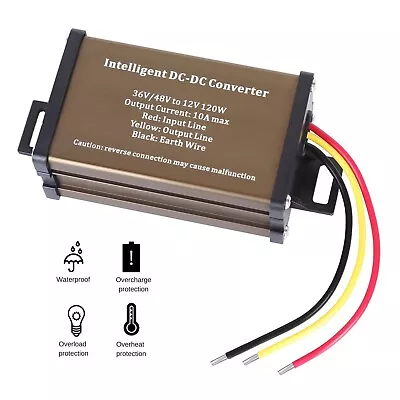 GOLF CART Voltage Reducer Converter 48V To 12V 10A 120W • $13.99