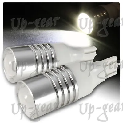Universal White LED Cree T15 Wedge Q5 Projector Reverse Back Up Light Bulbs 2PCS • $17.60