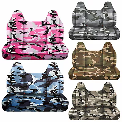 Camoufalge Seat Covers Fits 94-01 Dodge Ram 1500 Front Bench W/ Molded Headrest • $89.99