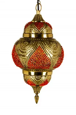 £104.51 • Buy Oriental Moroccan Lamp Ceiling Lamp Hanging Light Gold Pendant