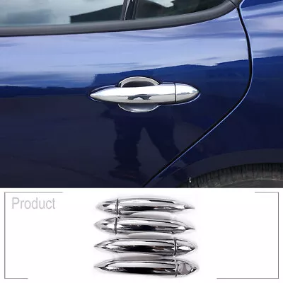 ABS Chrome Car Outer Door Grab Handle Trim Over For Alfa Romeo Giulia 2017-2020 • $37.99