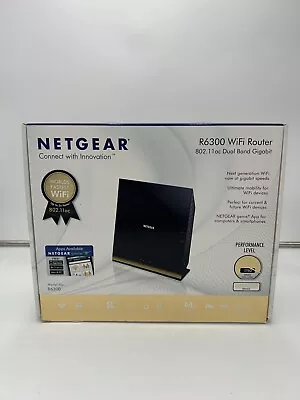 NETGEAR R6300 SMART WIFI ROUTER W/ POWER  CORD & ETHERNET CORD • $44.99