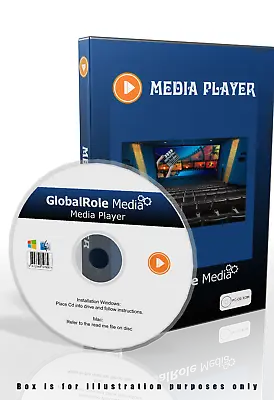 £3.99 • Buy Advanced  Media Player Software Cd Play Any Video / Dvd / Music / Audio Windows