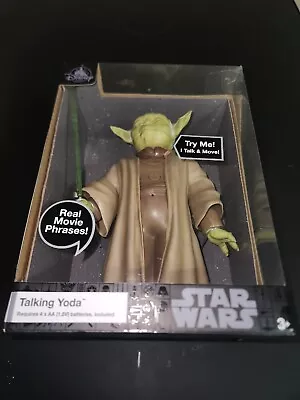 Disney Parks Star Wars Talking Yoda 9  20+ Phrases Talks & Moves NIB Lightsaber • £112.83