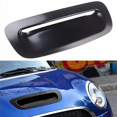 For 2007-2013 MINI COOPER S R56 R56 R57 R58 Glossy Black Hood Scoop Vent Cover • $59.59