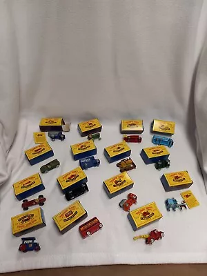 Lot Of 15...Matchbox Lesney Cars In Original Boxes • $180