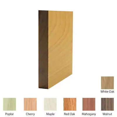 EWSS13 Square Stock Trim 3/4  X 5-1/4  Unfinished Solid Hardwood • $7.37