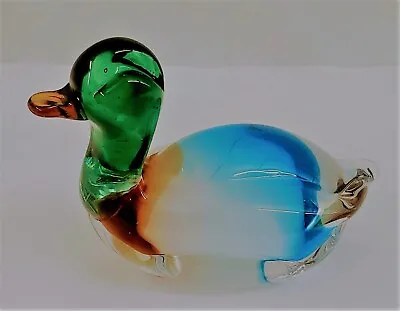 Adorable Murano Mallard Duck • $39.99