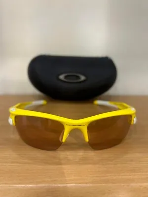 Oakley Fast Jacket Sunglasses 71 ◻︎ 09 Yellow New W/Case • $163