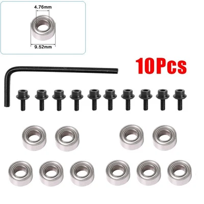 £7.13 • Buy 10pcs Router Bits Top Mounted Ball Bearings Guide For Router Bit Bearing Repair