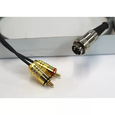 Naim Interconnect Cable 2 X RCA To 5 Pin DIN - Amplifier Connecting 125cm 1.25M • £115