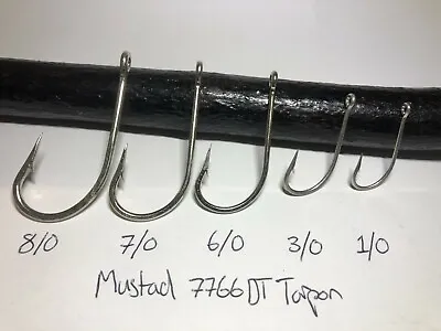 25 Pack Mustad 7766-DT DuratinTarpon Fishing Hooks - Bream Tailor Snapper Jew • $21.50