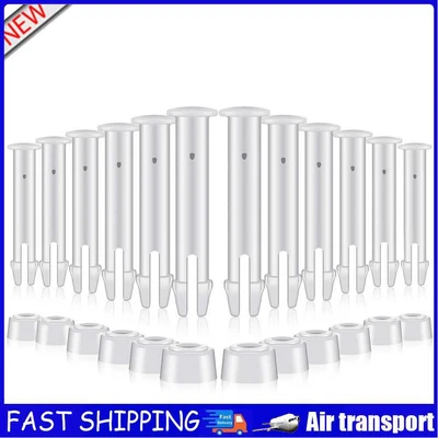 $11.10 • Buy 12 Packs Replacement Plastic Pool Joint Pins W/ Rubber Seal For Intex Pool Parts