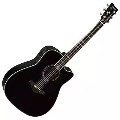 Yamaha FGX820CBL Black Acoustic Guitar • $963.60