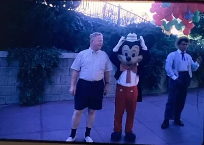 2 Color Photos Disneyland Mickey Mouse Slides 1966 Character Amusement Park • $19.66