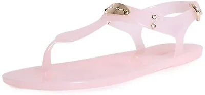 Michael Michael Kors Woman's MK Plate Jelly PVC Soft Pink Size: 10 M • $79.98