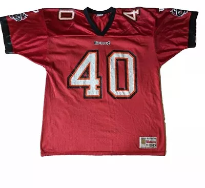 Vtg Mike Alstott Tampa Bay Buccaneers Wilson NFL Jersey Size XL • $55