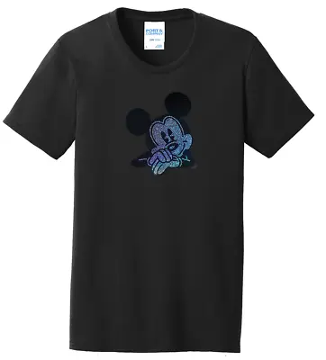 Women's Mickey Mouse T-Shirt Disney Ladies Tee Shirt S-4XL Bling Crew Neck • $21.24