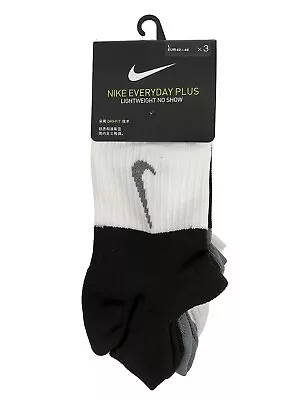 Nike Everyday Plus Lightweight No Show Socks 3 Paris Size L • $23.99