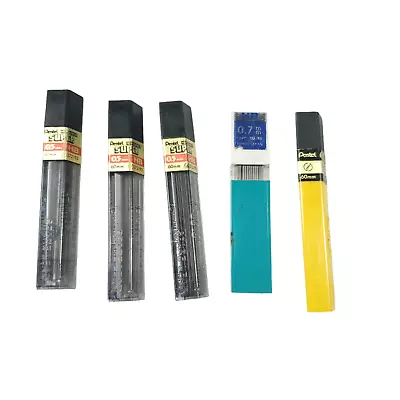 VTG 5/Lot Mechanical Pencil Leads Pentel Berol Turquoise .7mm .5mm .9mm • $3.49