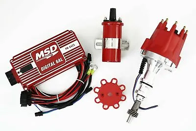 MSD Ignition 6AL Box W/ TSP Pro Billet Distributor Ford 289 302 • $571.99