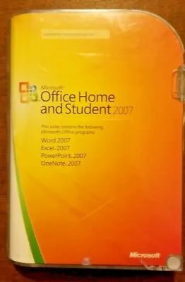 Microsoft Office Home And Student 2007SKU 79G-00007FullWordExcelPowerPoint • $79.99