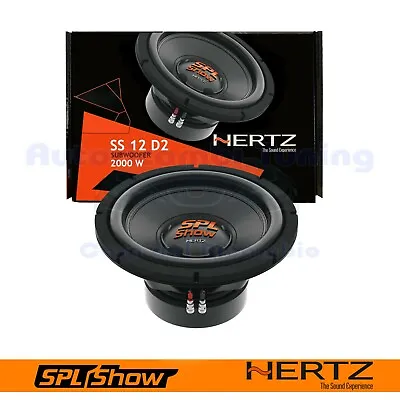 Hertz Ss 12 D2 Sub Subwoofer 2000W 30 CM Line Spl Show Double Coil 2+2 Ω • £205.37