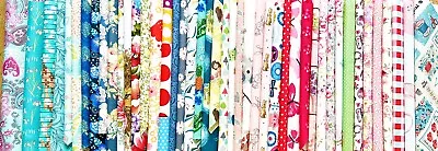 FABRIC BUNDLE SCRAP PATCHWORK Pieces INC Freespirit TILDA MAKOWER 100% COTTON • £1.04