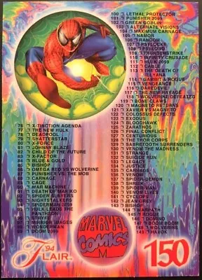 Complete Your Set - 1994 Flair Marvel Annual Base Set Cards - Pick • $0.73