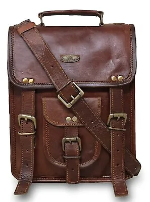 New Men's Shoulder Travel Laptop Brown Messenger Crossbody Trending Bag • $47.50