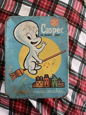 $60 • Buy Casper The Friendly Ghost MUSIC MAKER Mattel Copyright 1963 Stock 0514