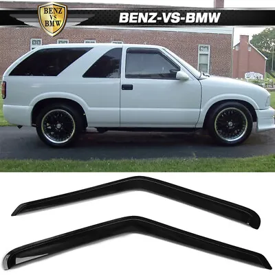 Fits 94-03 Chevrolet S10 GMC Sonoma Sun Rain Guard Vent Shade Window Visors 2PC • $26.98