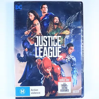 NEW Justice League (DVD 2017) Sci-Fi Movie Jason Momoa Henry Cavill - SEALED • $15.29